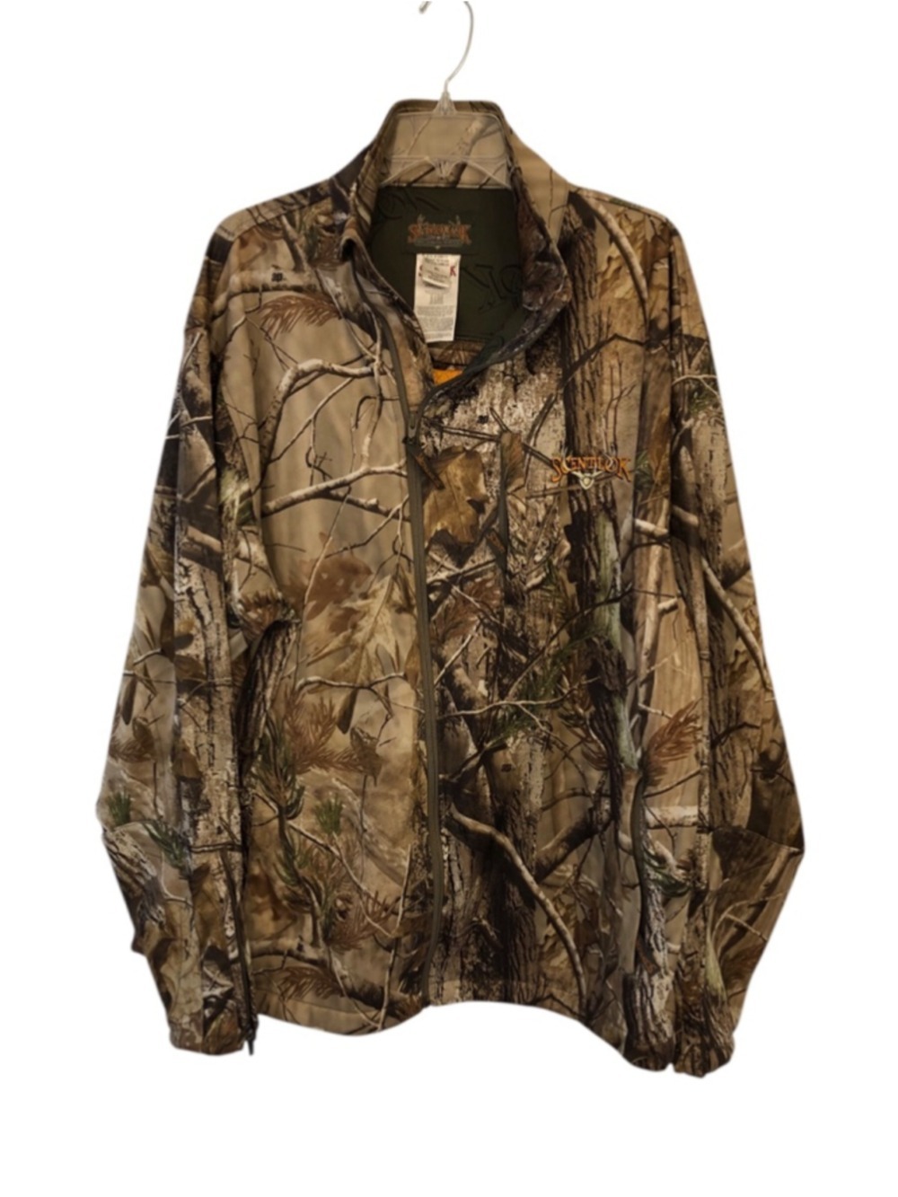 Size XL Scentlok Savanna Vigilante Camo Realtree Hunting Jacket Carbon Alloy